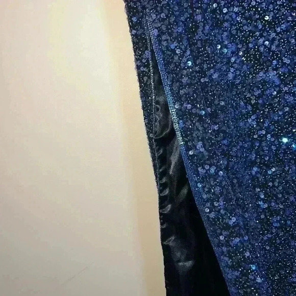 SCALA vintage SEQUINS FORMAL DRESS SMALL - Picture 4 of 16